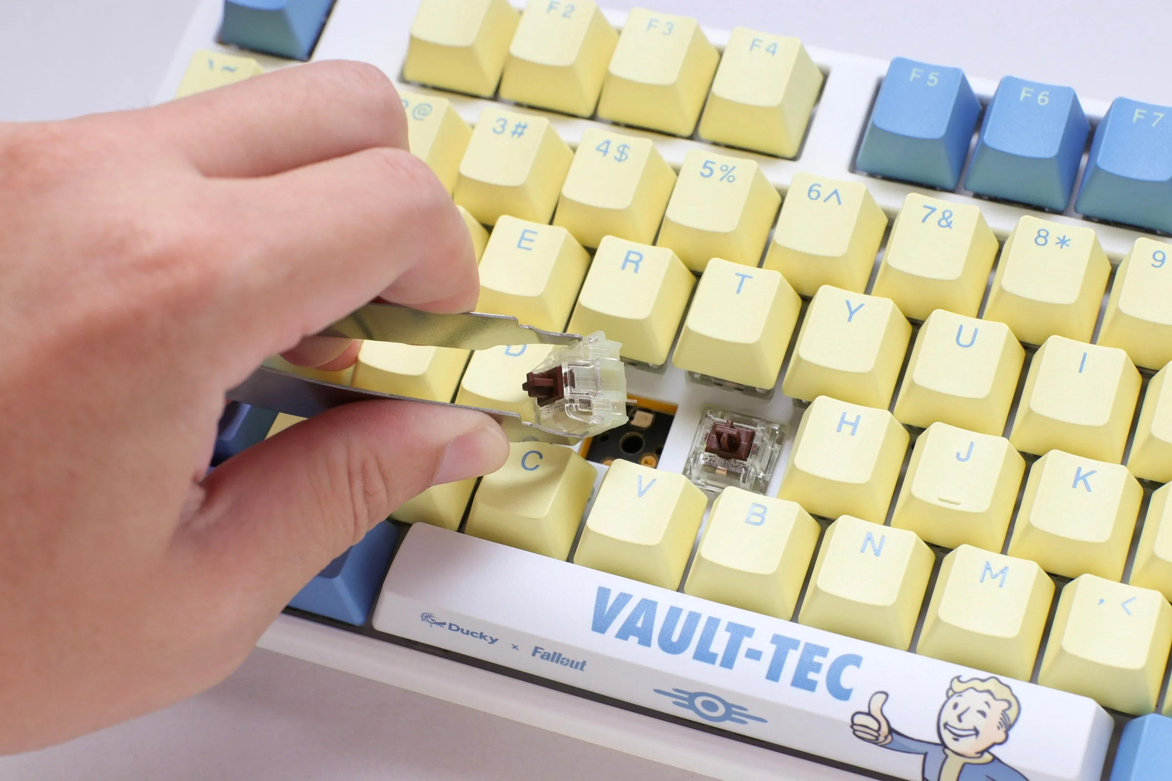 Bethesda x Ducky One 3 Fallout Edition Hotswap RGB Double Shot PBT Mechanical Keyboard