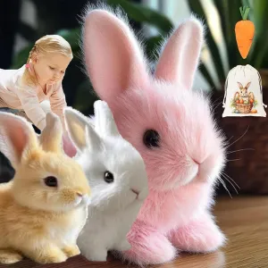 Better Life Bunny, Betterlife Vitality Bliss Bunbi Realistic Bunny Toy, VitalityBliss Realistic Bundy, Bunnies - My Realistic Bunbi Toy Wollera Horizons (White)