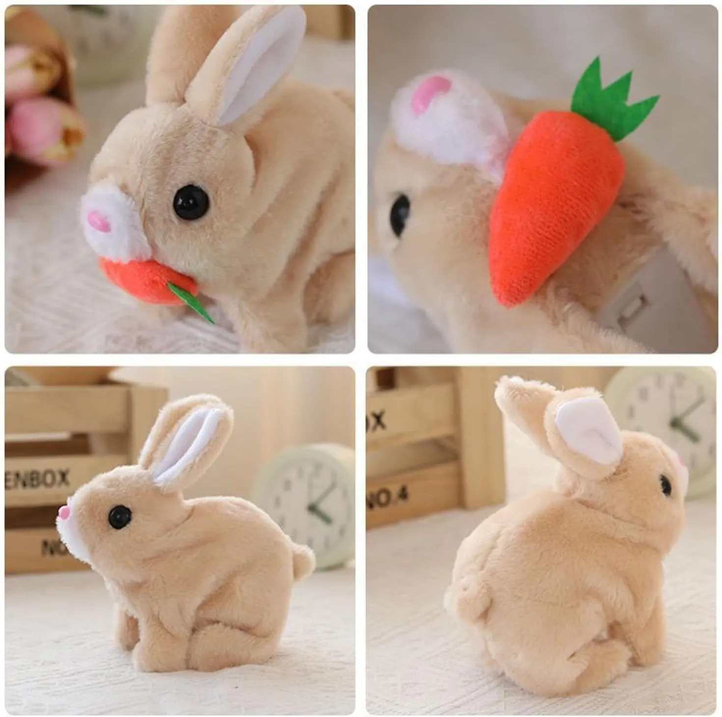 Better Life Bunny, Betterlife Vitality Bliss Bunbi Realistic Bunny Toy, VitalityBliss Realistic Bundy, Bunnies - My Realistic Bunbi Toy Wollera Horizons (White)