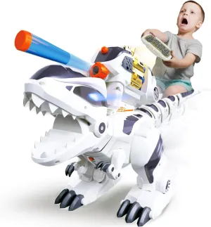 BEZGAR Remote Control Dinosaur Toy for Kids 8-12, Large T Rex Robot Dino Toys for Boys and Girls Aged 6-12, Rc Electronic Pets Programmable Interactive Intelligent Touching Robot