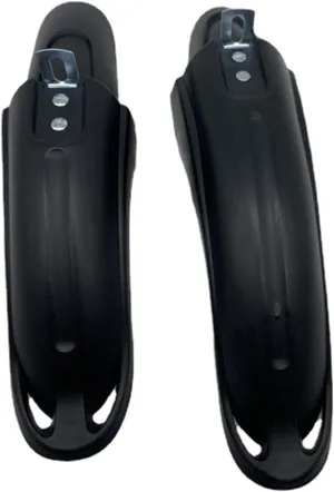 Bike Fender, Portable Bicycle Mudguard,Bike Tires Fenders, 2PCS Bicycle Fender Mudguard Front Rear Dustproof for 12/14inch Children Bike Portable Plastic Bike Mud Guard Wing Accessories, Black Bike Fe