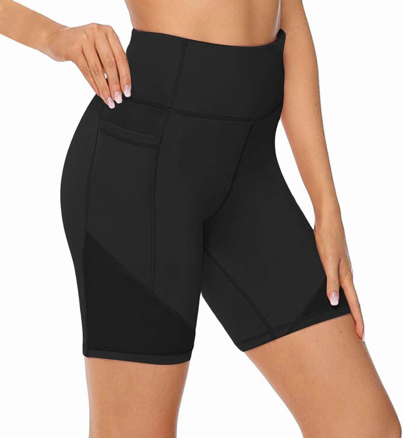 Biker Shorts for Women Women's High Waist Yoga Short Abdomen Training Running Yoga Pants Active Exercise Fitness