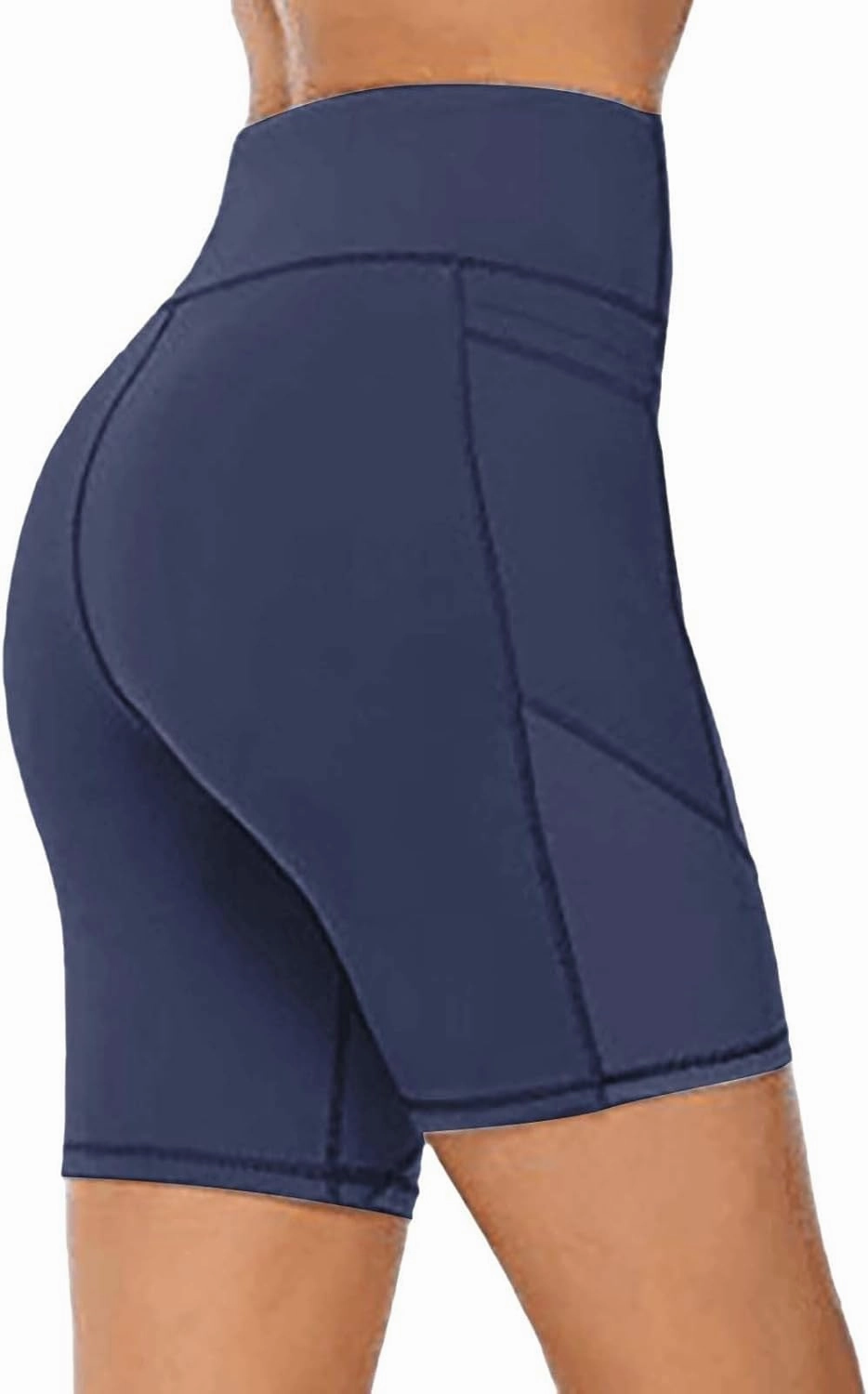 Biker Shorts for Women Women's High Waist Yoga Short Abdomen Training Running Yoga Pants Active Exercise Fitness