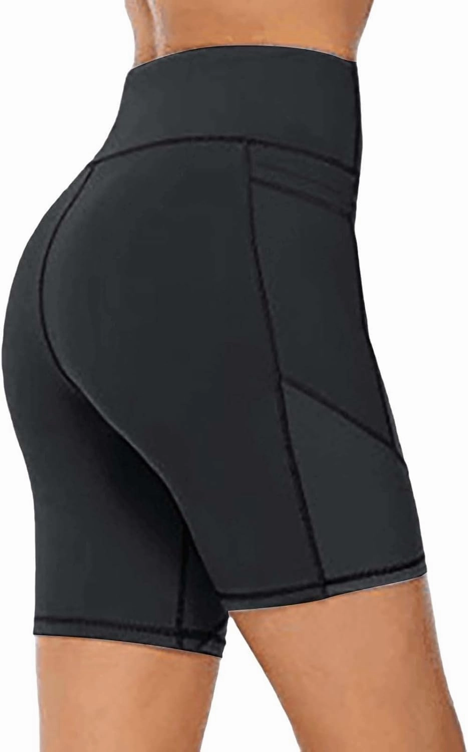 Biker Shorts for Women Women's High Waist Yoga Short Abdomen Training Running Yoga Pants Active Exercise Fitness
