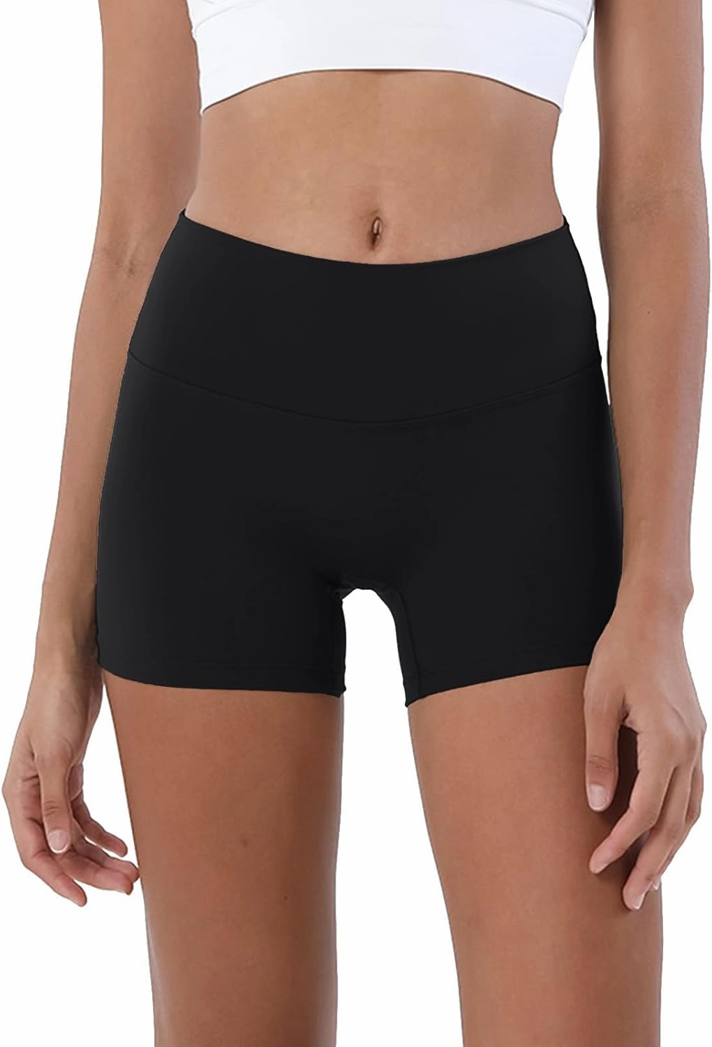 Biker Shorts Women Women Butt Lifting Shorts Pockets High Waisted Biker Anti Cellulite Up Workout Gym Shorts