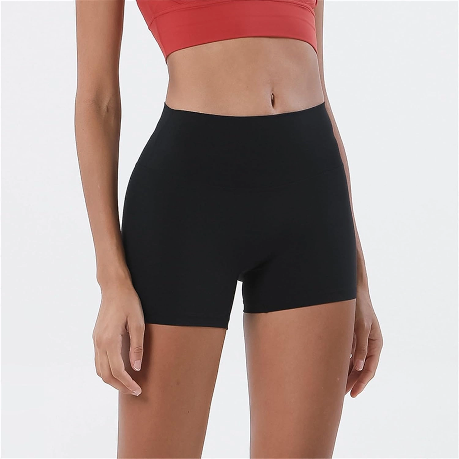 Biker Shorts Women Women Butt Lifting Shorts Pockets High Waisted Biker Anti Cellulite Up Workout Gym Shorts