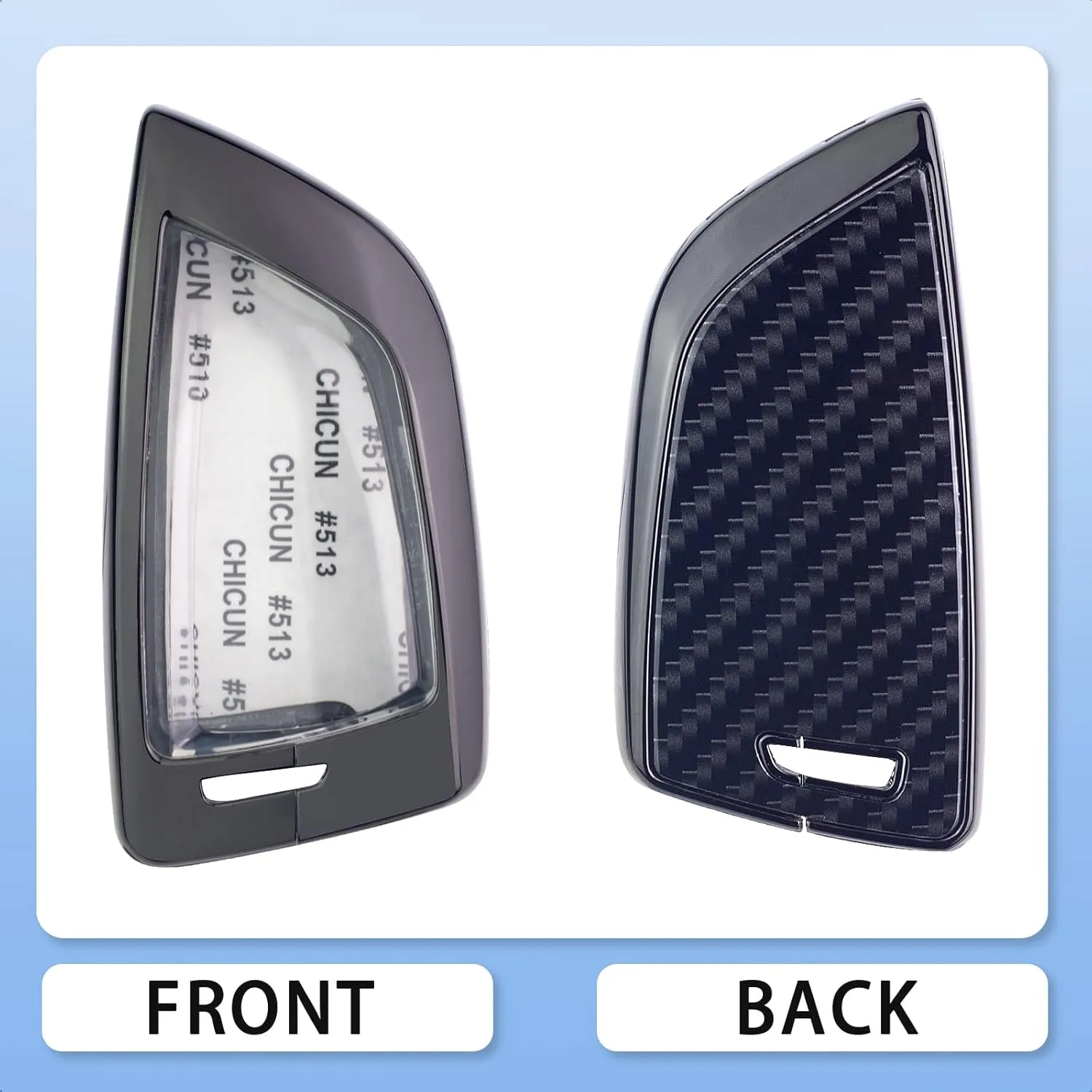 Black zinc Alloy Smart Key Case Cover Compatible with BMW 2 5 6 7 Series X1 X2 X3 X5 X6 Keyless Car Remote Accessory