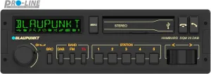 Blaupunkt Hamburg SQM 23 DAB Retro Car Radio: 80s Design with Modern Technology, DAB , Bluetooth, and USB Support