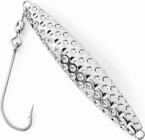 BLUEWING Hammered Diamond Jig Fishing Lures for Saltwater 3oz, 5oz, 8oz, 10oz, 12oz, 16oz Deep Sea Sinking with Stainless Steel Hook, 1pc
