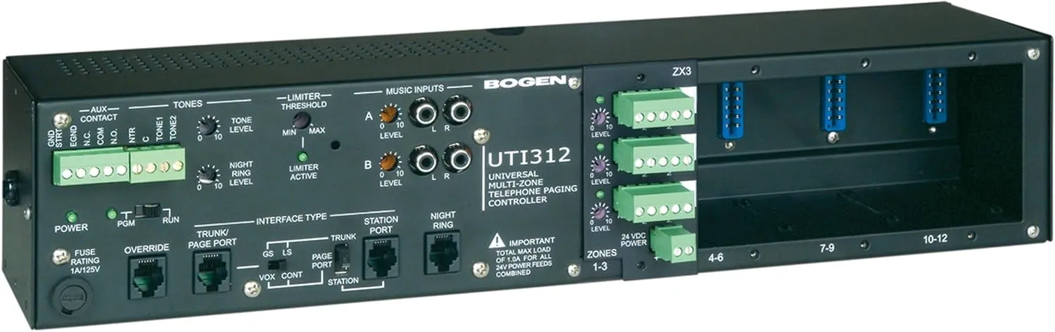 Bogen Multi-Zone Page Controller BG-UTI312