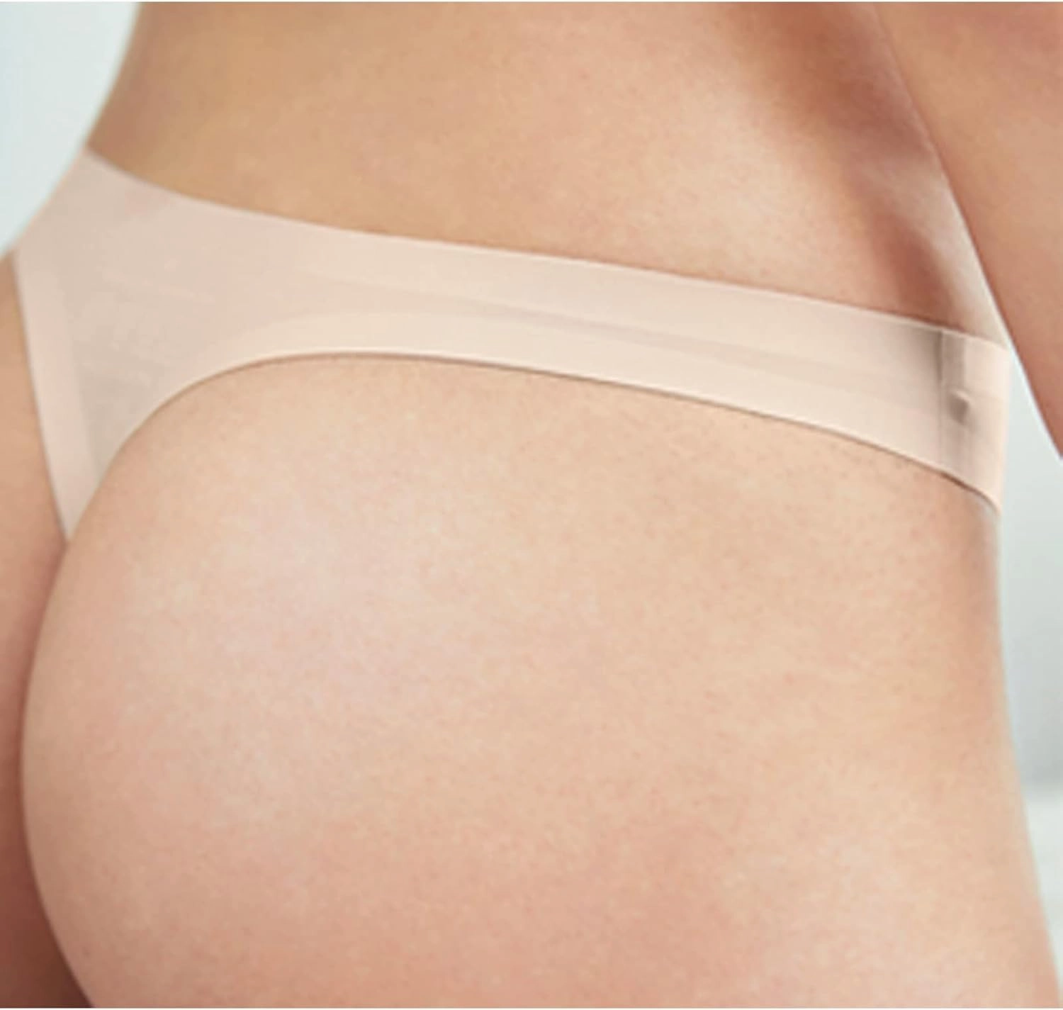 Bolivelan Womens Mid-Rise Seamless Thongs Comfy Underwear G-Strings Panties