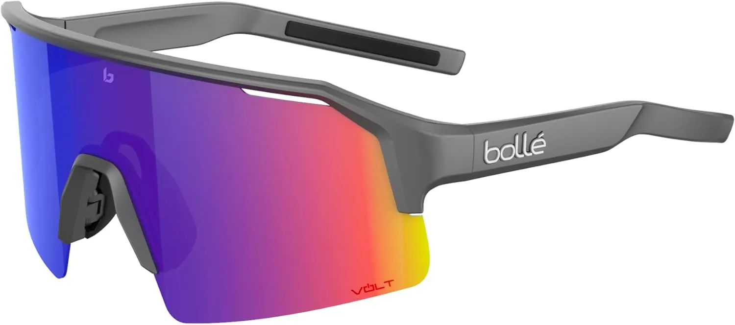 Bollé - C-SHIFTER, Titanium Matte II, Volt Ultraviolet, Large, Sunglasses, Unisex, Adult