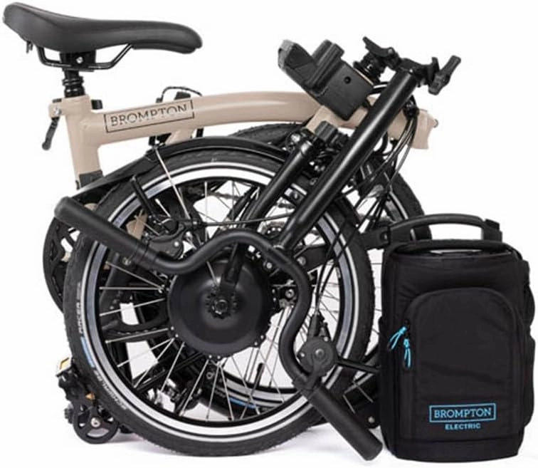 Brompton Electric Folding Bike for Adults C Line 12-Speed | Compact, Lightweight, Pedal-Assist Commuter E-Bike