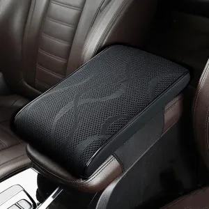 Car Armrest Pad for Smart fortwo/Brabus fortwo C451 A451 Coupé/Cabrio (C 451), Abrasion Scratch Resistance Car Center Console Armrest Mat,Black