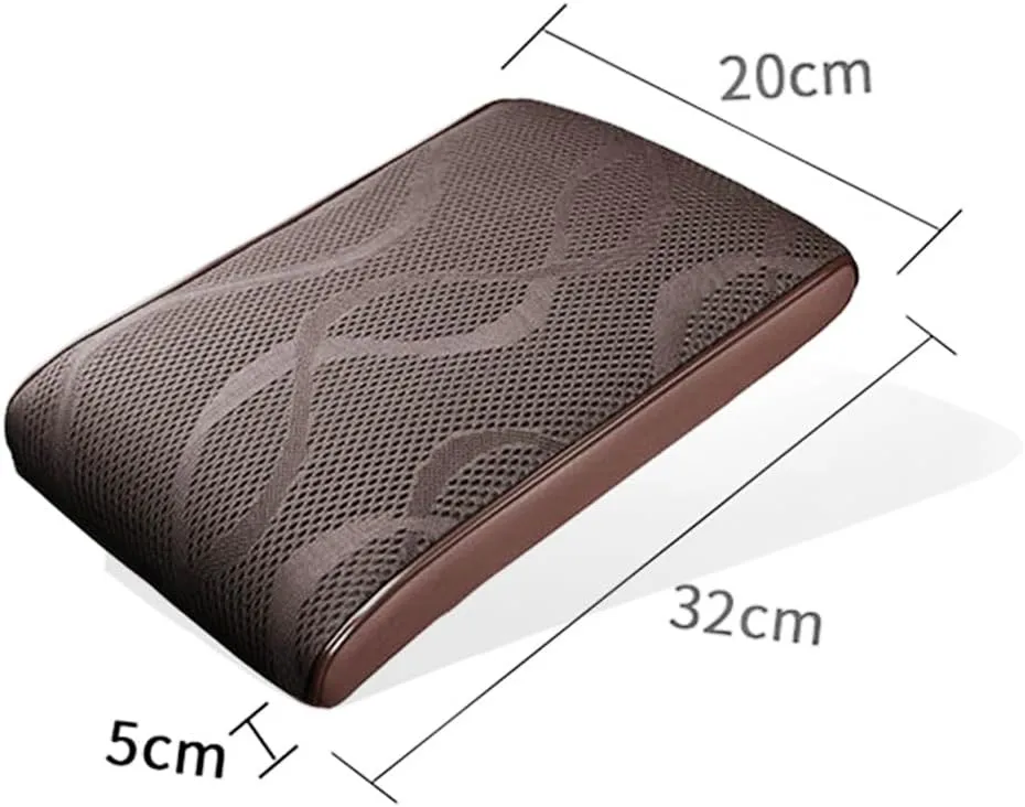 Car Armrest Pad for Smart fortwo/Brabus fortwo C451 A451 Coupé/Cabrio (C 451), Abrasion Scratch Resistance Car Center Console Armrest Mat,Black
