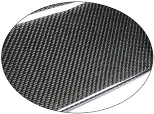 Car Bumper Front Carbon Fiber Lip Spoiler Compatible for Tesla Model S Plaid Sedan 2021-2023 Racing Chin Apron Guard Body Kit(Gloss Carbon Fiber)