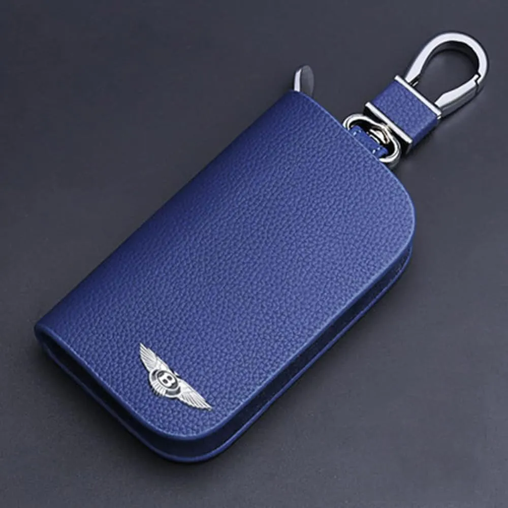 Car Key Bag for Bentley Bentayga Continental Flying Spur Mulsanne,Key Pouch Key Protection Cover Key Bag Keys Safety Protector Practical Exterior Accessories,E