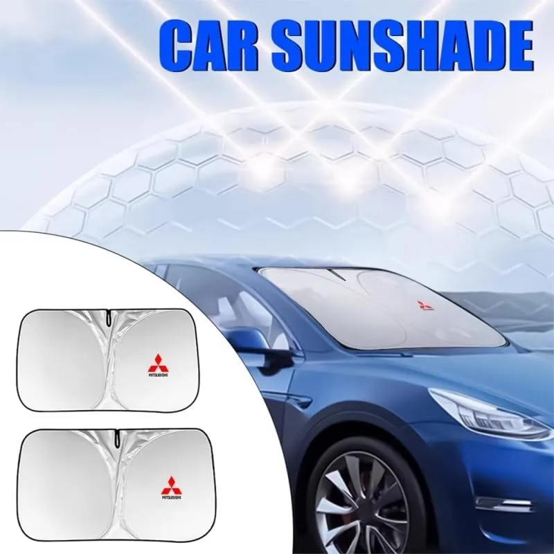 Car Windshield Sunshade for Mitsubishi Xforce 2023, Block UV Rays Sun Visor Protector, Front Window Sunshades, Windscreen Sunshade,B 145CM