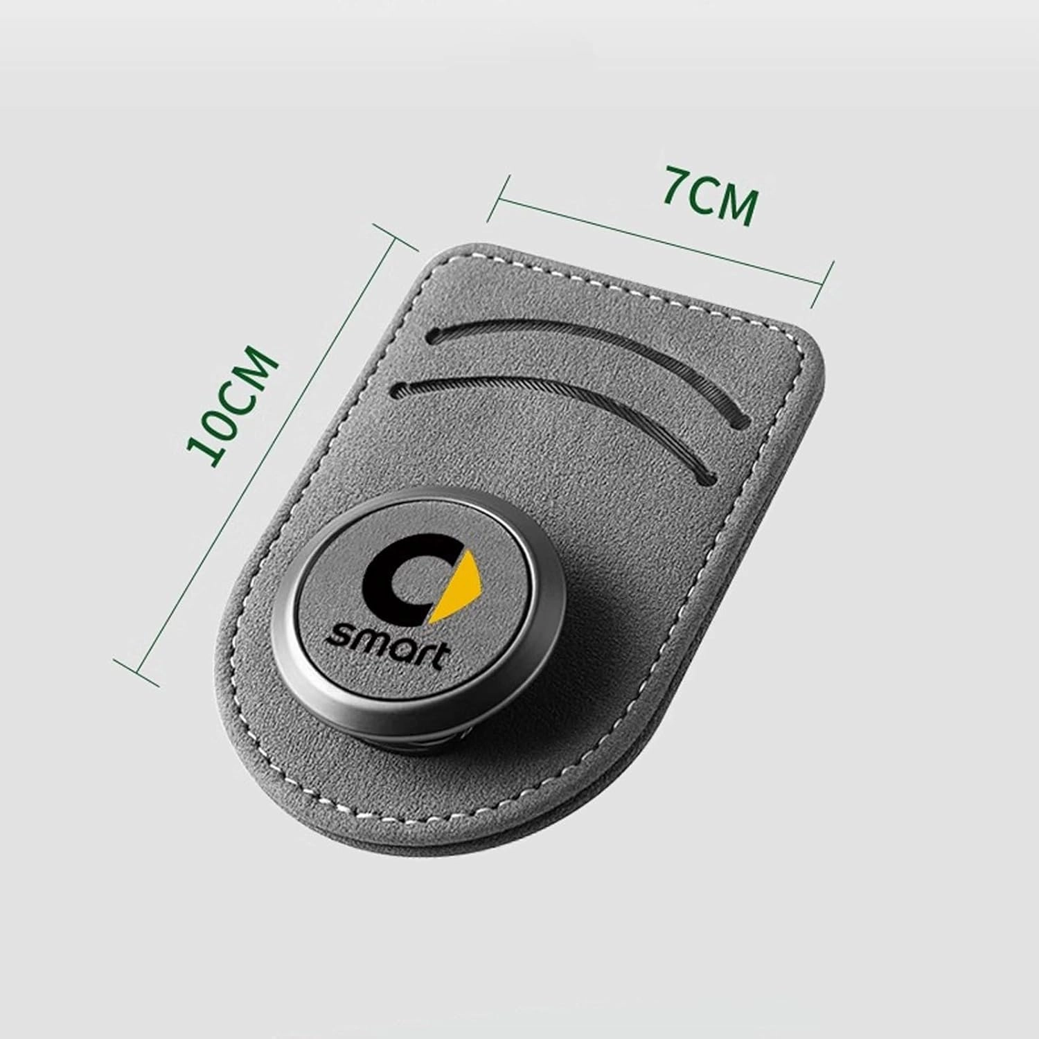 Car Sunglasses Holder for Smart Roadster Coupe Brabus 0.7i (101 Hp) 2004 2005, Auto Visor Clip Organizer for Sunglasses and Cards Car Accessories,Black