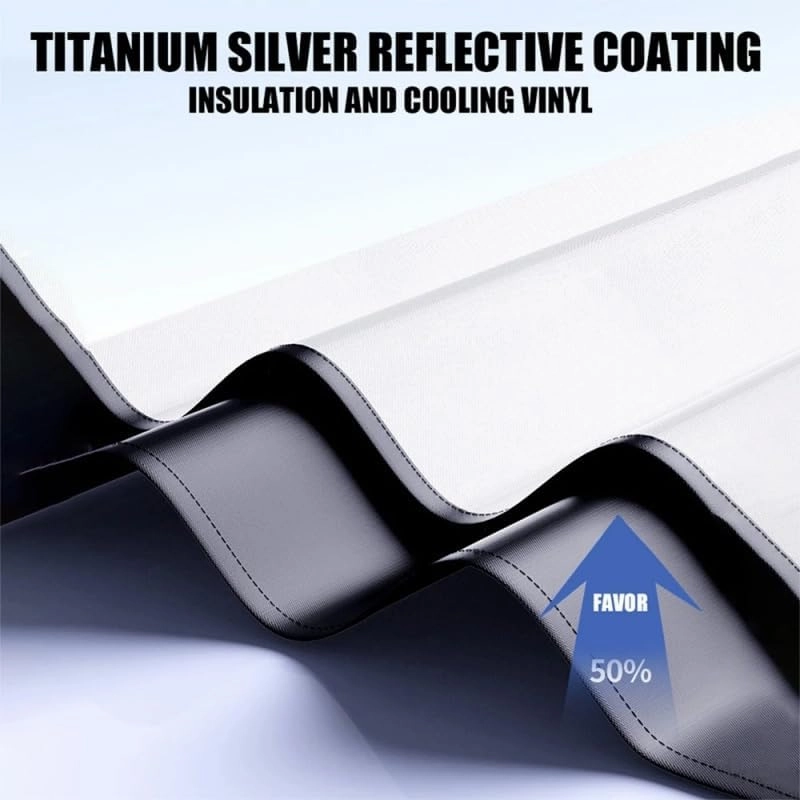 Car Windshield Sunshade for Mitsubishi Triton 2015-2018, Block UV Rays Sun Visor Protector, Front Window Sunshades, Windscreen Sunshade,B 145CM