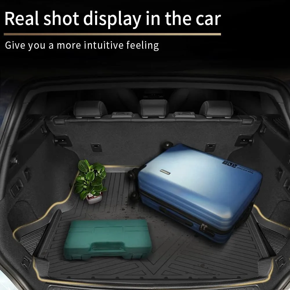 Cargo Liner Compatible With BMW X5 2019-2025 2026 ONLY 5 Seats (Non 45e/50e & 7-Seats Models): AOMSAZTO All Weather Cargo Mat Trunk Mat Rear Trunk Liner Cargo Tray for 2019-2026 BMW X5 G05 Accessories