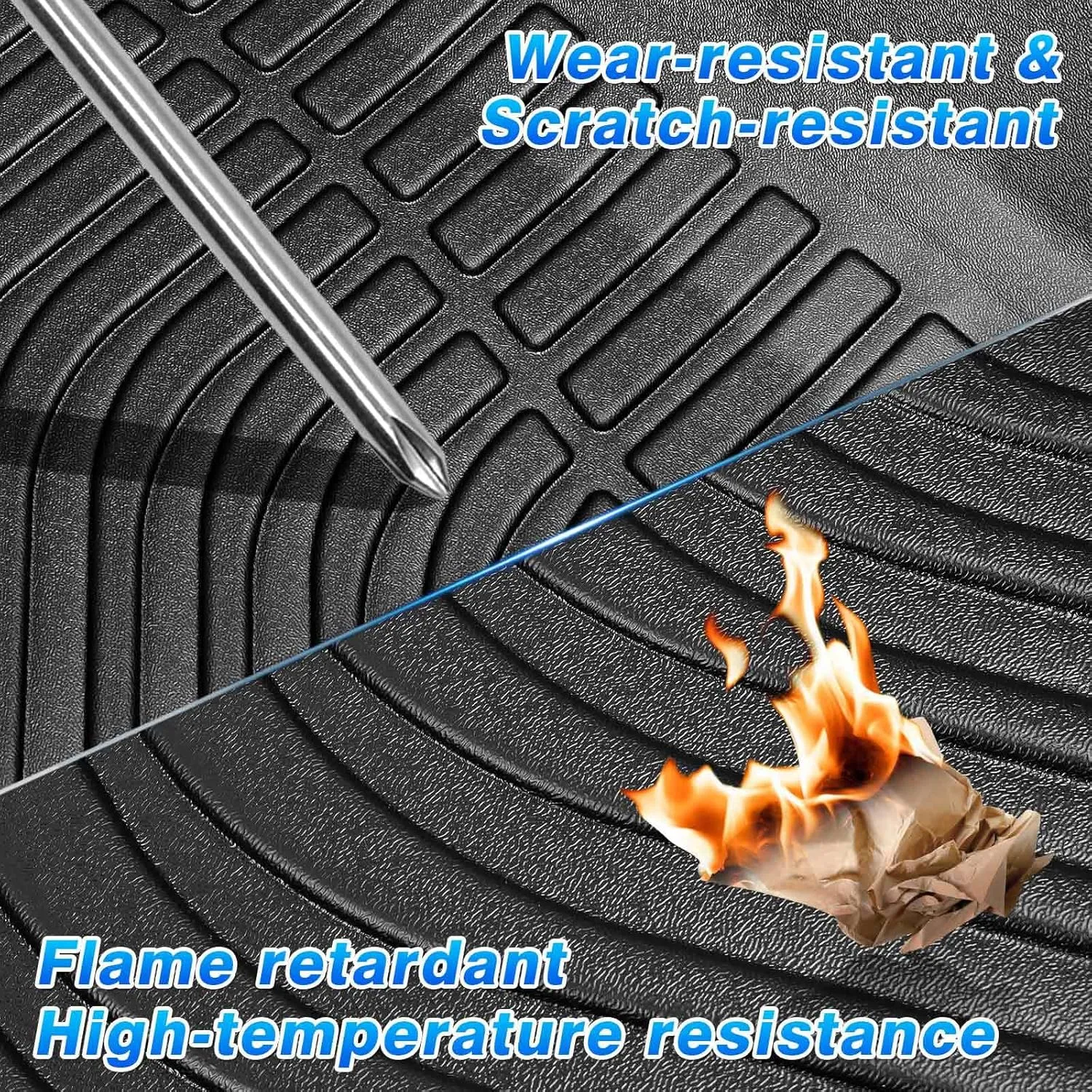 Cartist Floor Mats Compatible with Nissan Ariya 2023 2024 2025 Accessories All Weather Floor Mat Heavy Duty TPE Odorless Carpet Protection