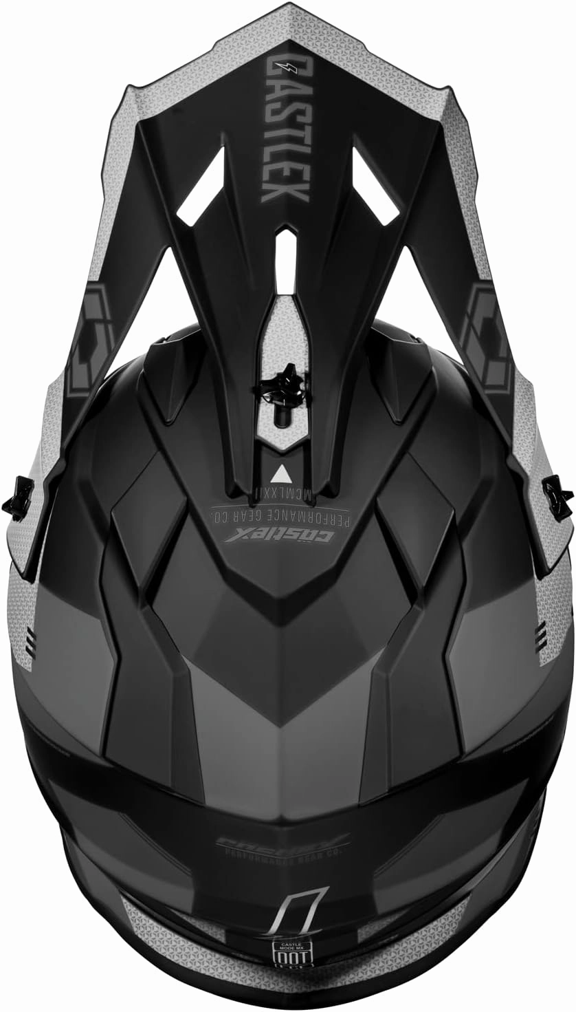 Castle X Mode MX Corsa Off-Road/MX/ATV/UTV Helmet in Matte Charcoal, Size Large