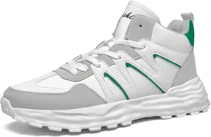 Casual Shoes, Sports Basketball Shoes Men's and Women's High Top Basketball Shoes, Streetball Master Breathable and Non Slip Outdoor Sports Shoes, Shock-Absorbing Fitness Shoes