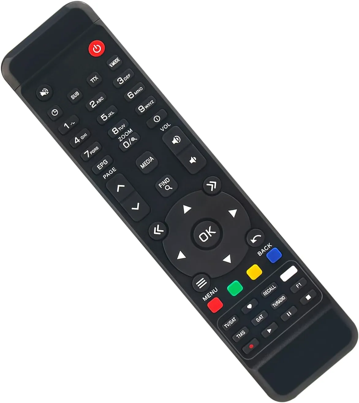 CCC Replaced Remote Control -ALLIMITY- Fit for AMIKO Mini 4K UHD S2X, Mini HD265 Remote Control CCC