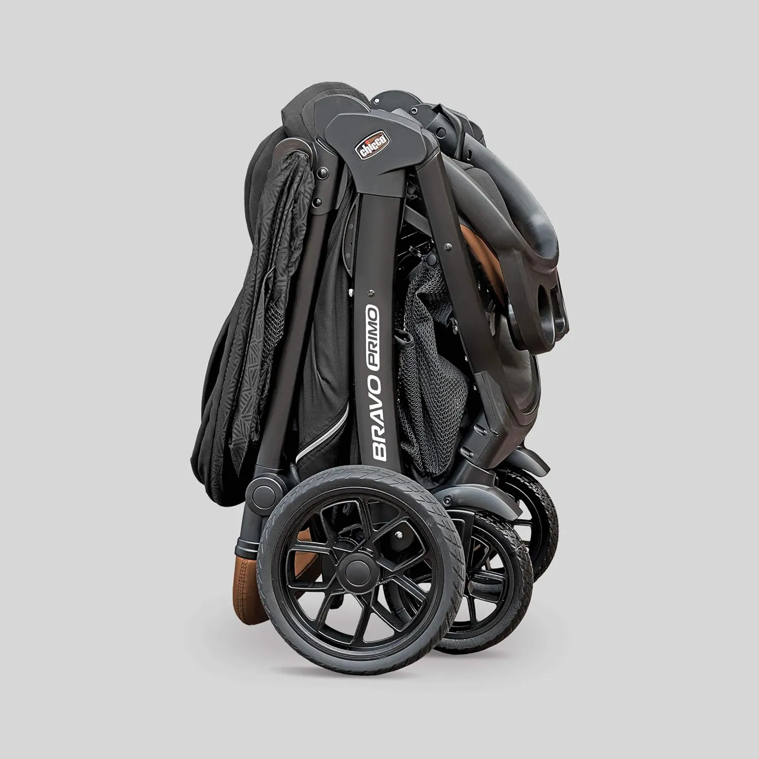 Chicco Bravo Primo Trio Travel System, Quick-Fold Stroller with Chicco KeyFit 35 Zip Extended-Use Infant Car Seat and Stroller Combo | Springhill/Black