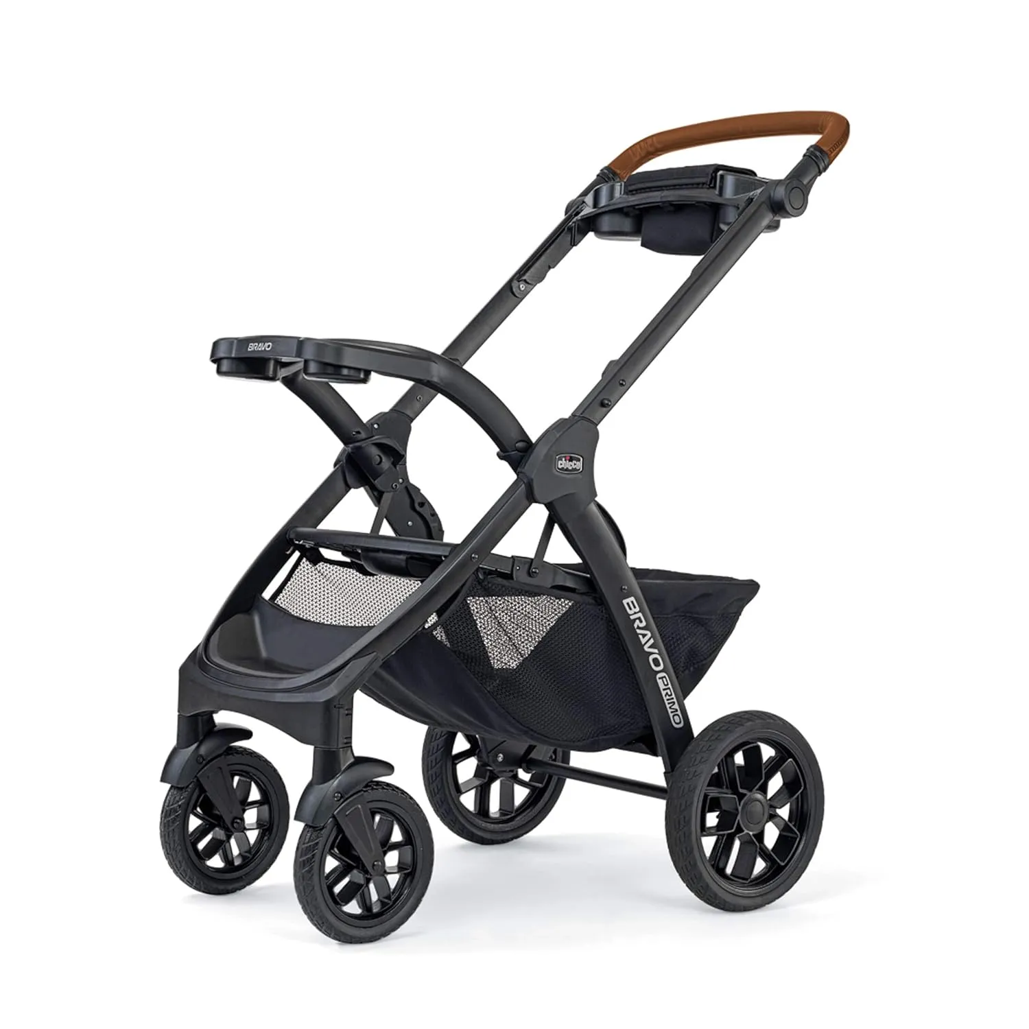 Chicco Bravo Primo Trio Travel System, Quick-Fold Stroller with Chicco KeyFit 35 Zip Extended-Use Infant Car Seat and Stroller Combo | Springhill/Black