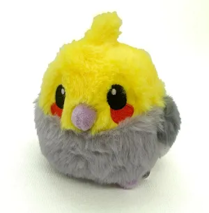 Cockatiel Bird Stress-Ball Plush | 4.5" Luxury Super Soft Stuffed Animal with Fidget Beads.