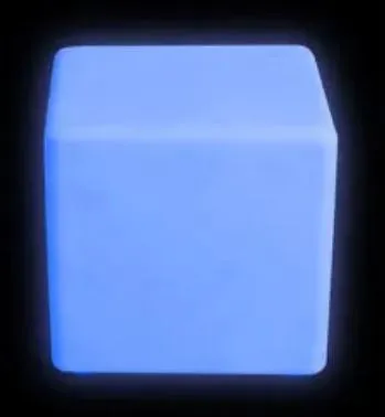 Colour Changing LED Stool - Large 40 x 40 x 40 cm   Adaptor