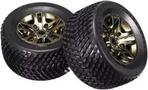 Compatible with JLB for Racing for Cheetah 11101 21101 J3 for Speed 1/10 RC Car Parts Spare Accessories 2pcs 135mm Tire Wheel Tyre EC1004 RC Wheel Tires