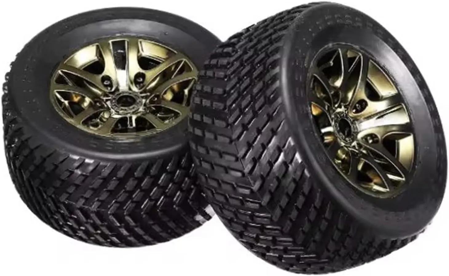 Compatible with JLB for Racing for Cheetah 11101 21101 J3 for Speed 1/10 RC Car Parts Spare Accessories 2pcs 135mm Tire Wheel Tyre EC1004 RC Wheel Tires