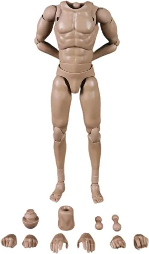 COOMODEL MB002 1/6 Scale Tall Male Seamless Super Flexible Figure Body 10.2 Inch Man Action Figure Without Head Sculpture