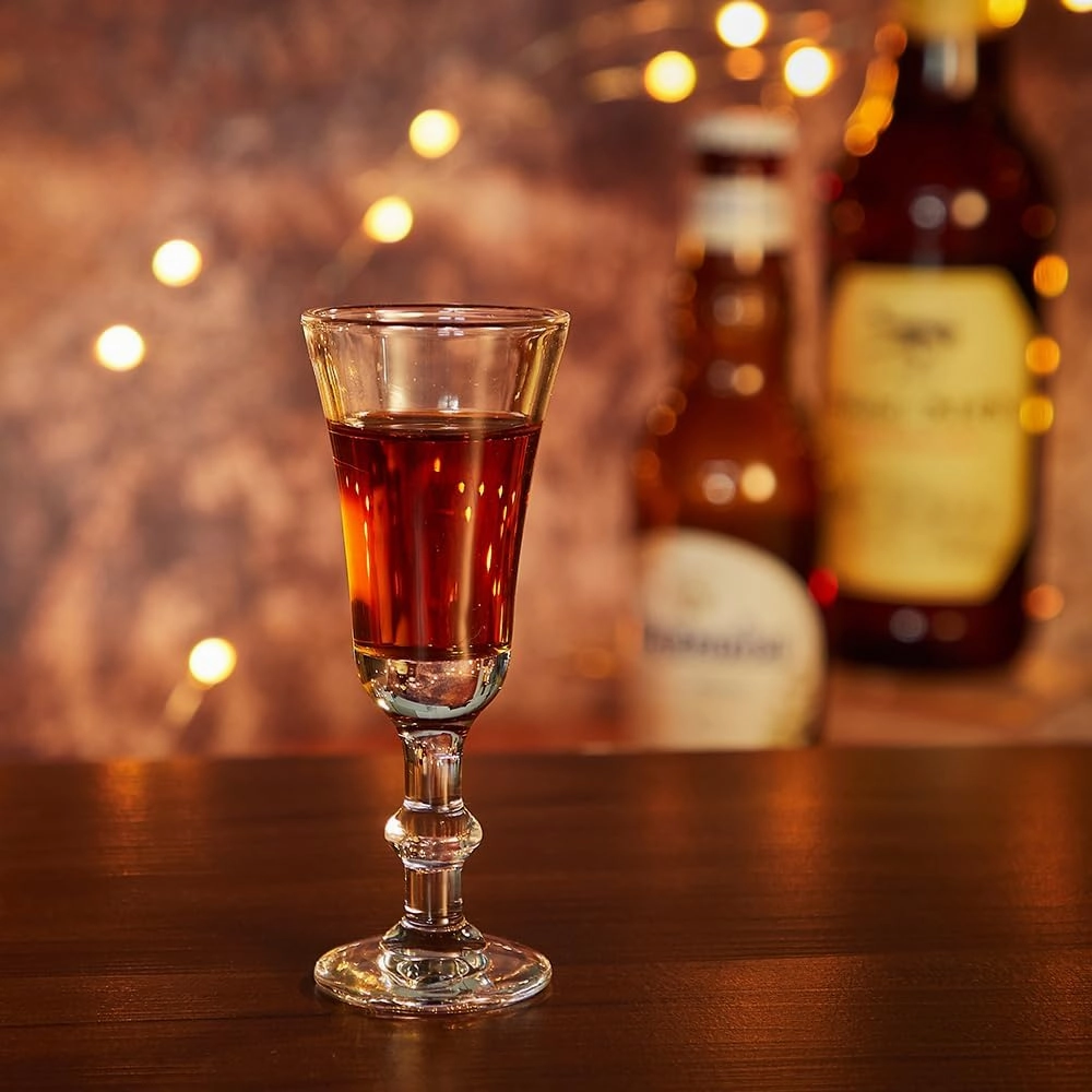 Cordial Glasses Shot Glasses with Stem,Limoncello Glasses | Port glasses 1.0 oz (Set of 6)