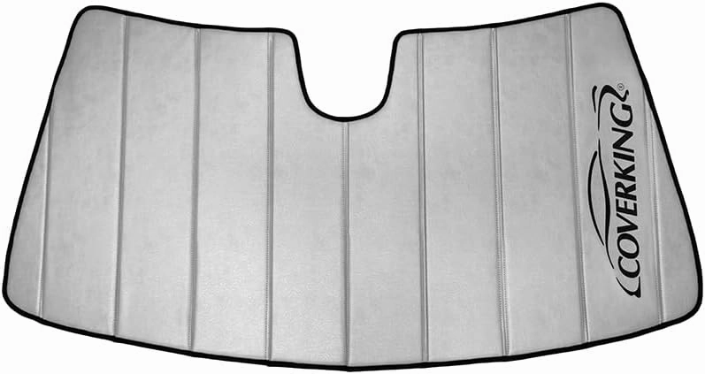 Coverking Custom Designed Interior Windshield Sunshade for Select Smart fortwo Models: Proprietary Trilaminate, Foldable with Storage Bag