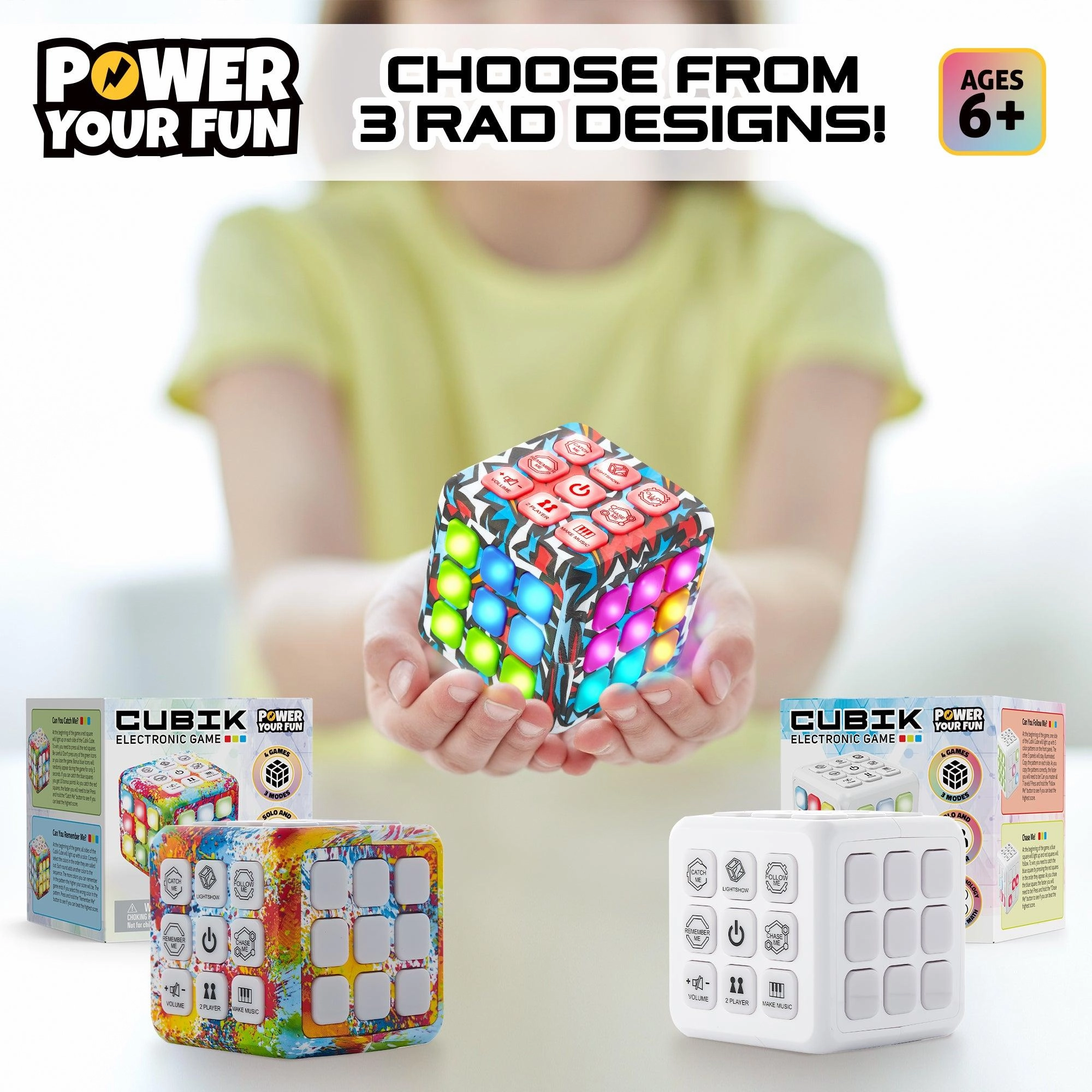 Cubik LED Flashing Cube Memory Game