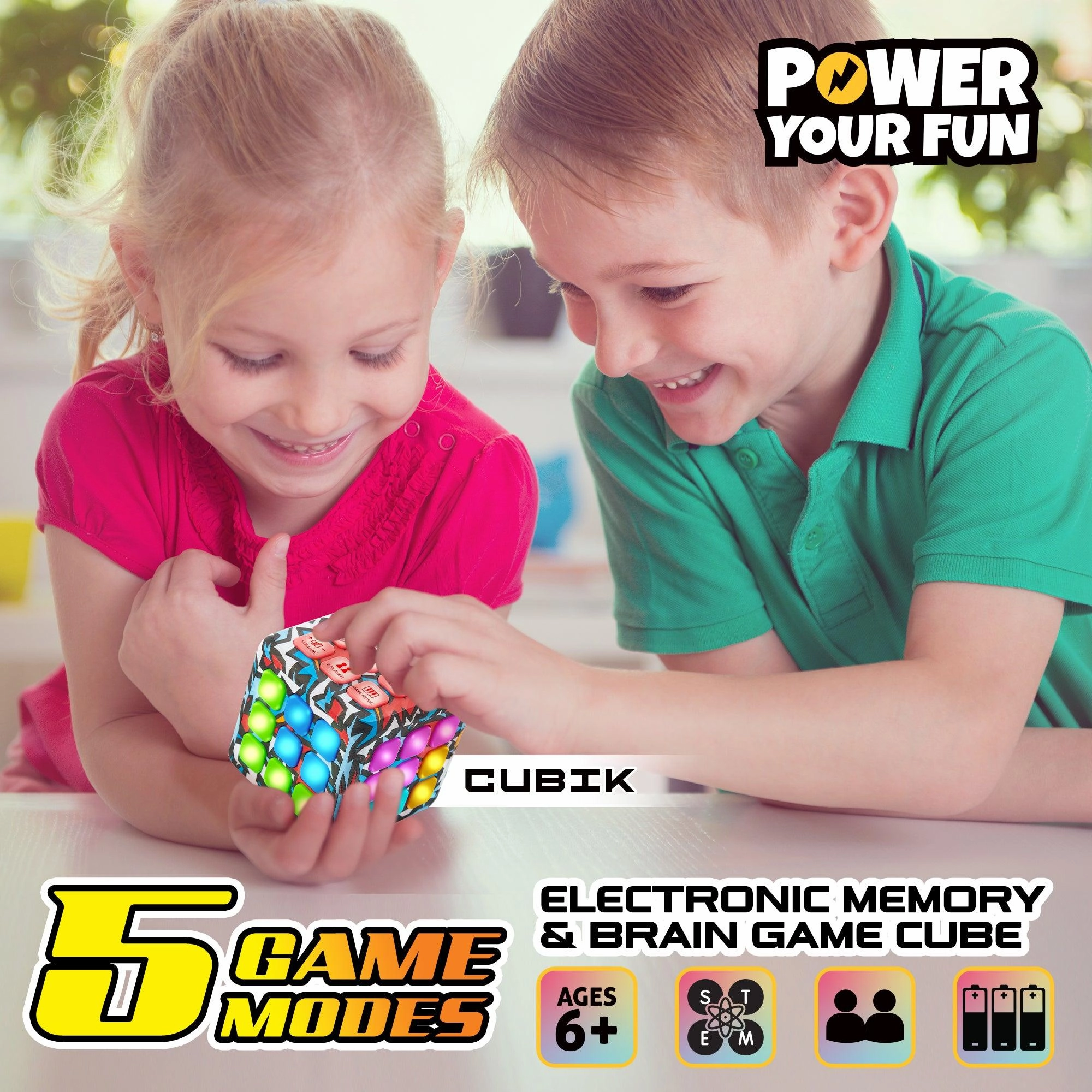 Cubik LED Flashing Cube Memory Game