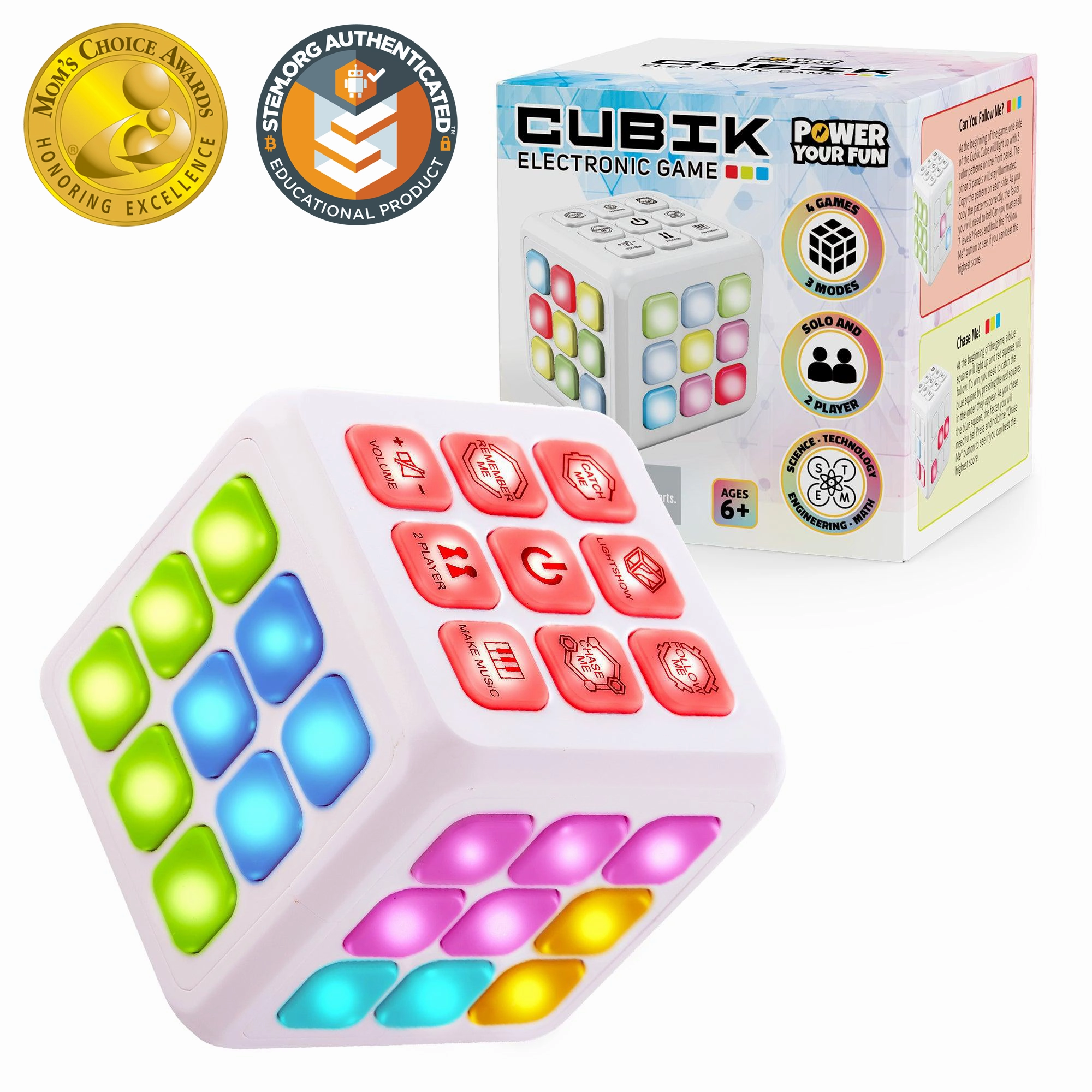 Cubik LED Flashing Cube Memory Game