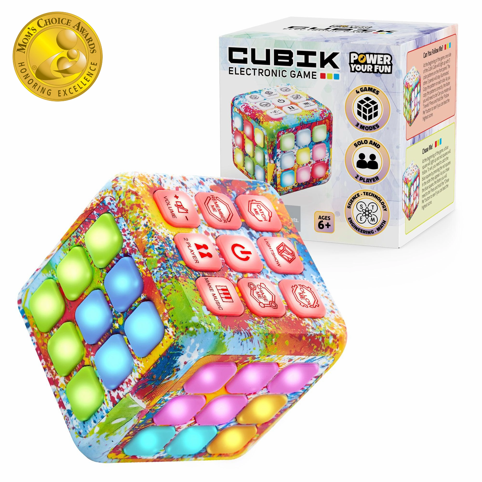 Cubik LED Flashing Cube Memory Game