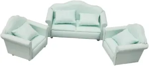 Cute Mini Furniture Sofa Perfect for Kids Mini Toy 1:12 Scale Throwing Pillow Room Decor Accessory