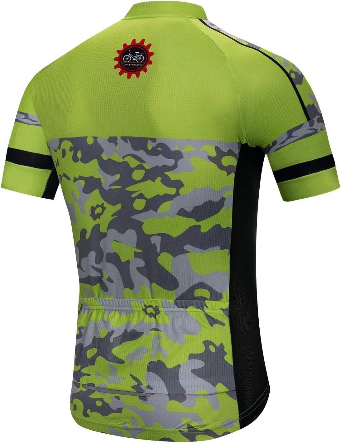 Cycling Jersey Men Full Zip Bike Shirt Racing Top Bicycle Clothing