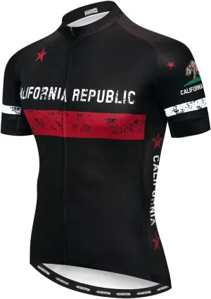 Cycling Jersey Men Full Zip Bike Shirt Racing Top Bicycle Clothing