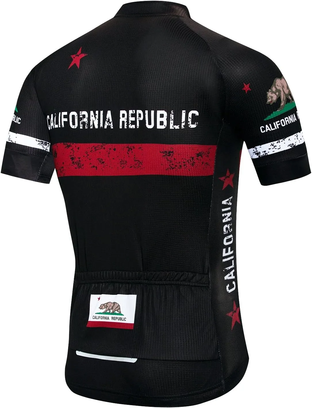 Cycling Jersey Men Full Zip Bike Shirt Racing Top Bicycle Clothing