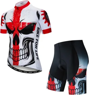 Cycling Jersey Men Full Zip Bike Shirt Racing Top Bicycle Clothing