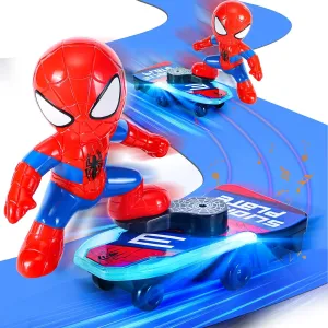 Dancing Kids Toys for Boys 4-6 Years Old, Spin Robot Toys with Colorful Flashing Lights & Music, Interactive Toddler Kids Gifts Toy for 3-8 Years Old Boys