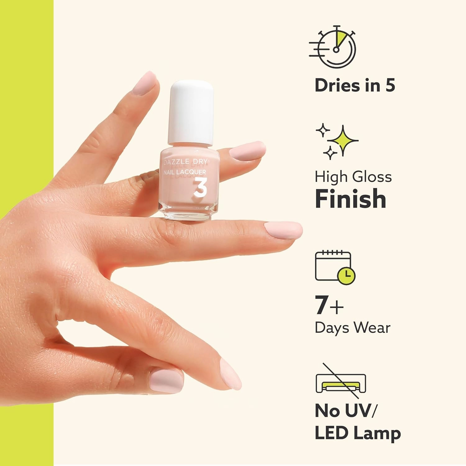 Dazzle Dry Mini Kit 4 Step System - Ember - A burnt red with subtle orange undertones. Full coverage shimmer. (5 Piece Kit / 5 Manicures)