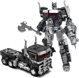 Deformation Toys Truck Action Figure Robot for Boys Adults 7.9” (Black)